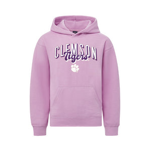 Clemson Youth Buddy Hoodie - LT PURPLE