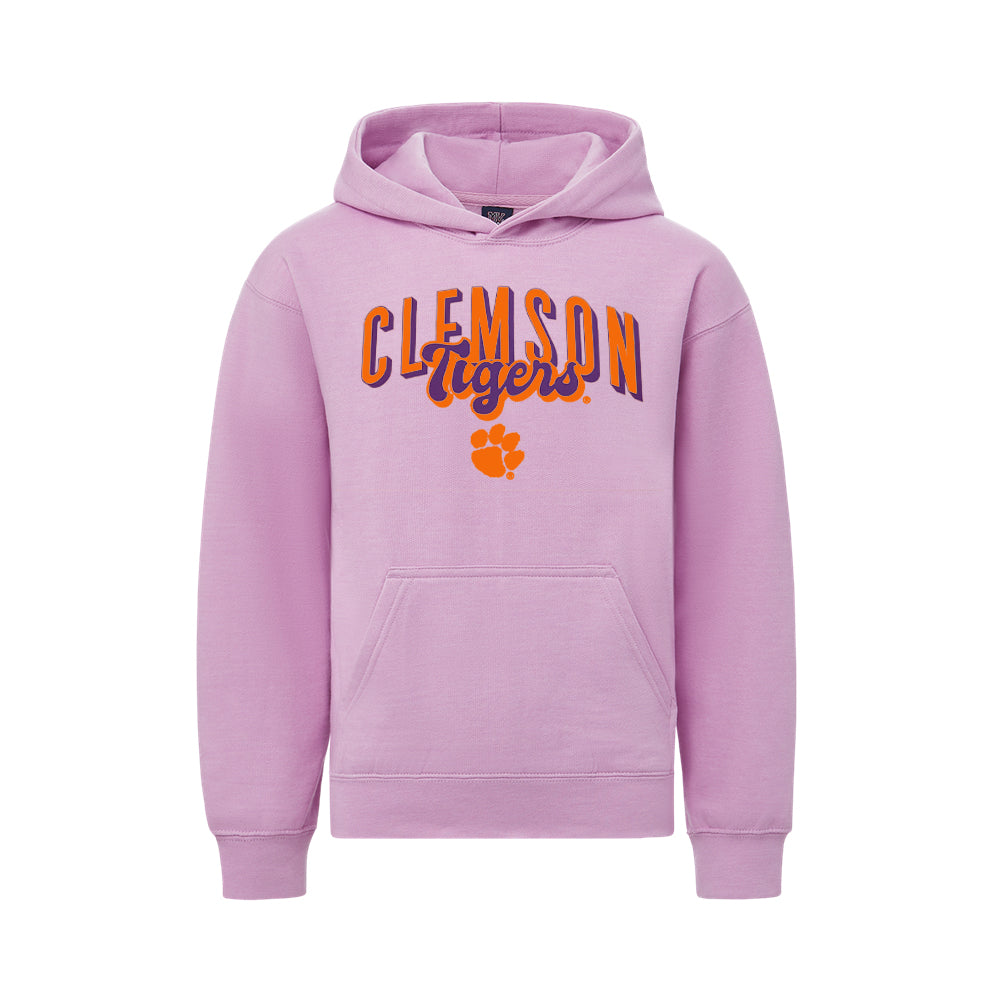 Clemson Youth Buddy Hoodie - LT PURPLE