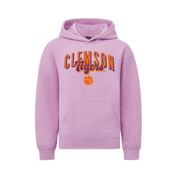 Clemson Youth Buddy Hoodie - LT PURPLE