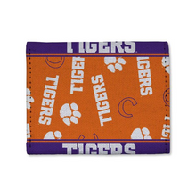 Clemson Youth Canvas Wallet  - ORANGE