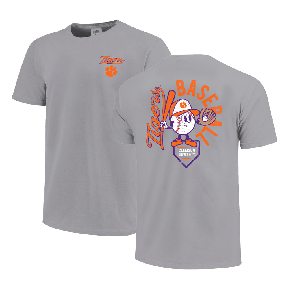 Clemson Youth Comfort Colors Bat Boy Tee