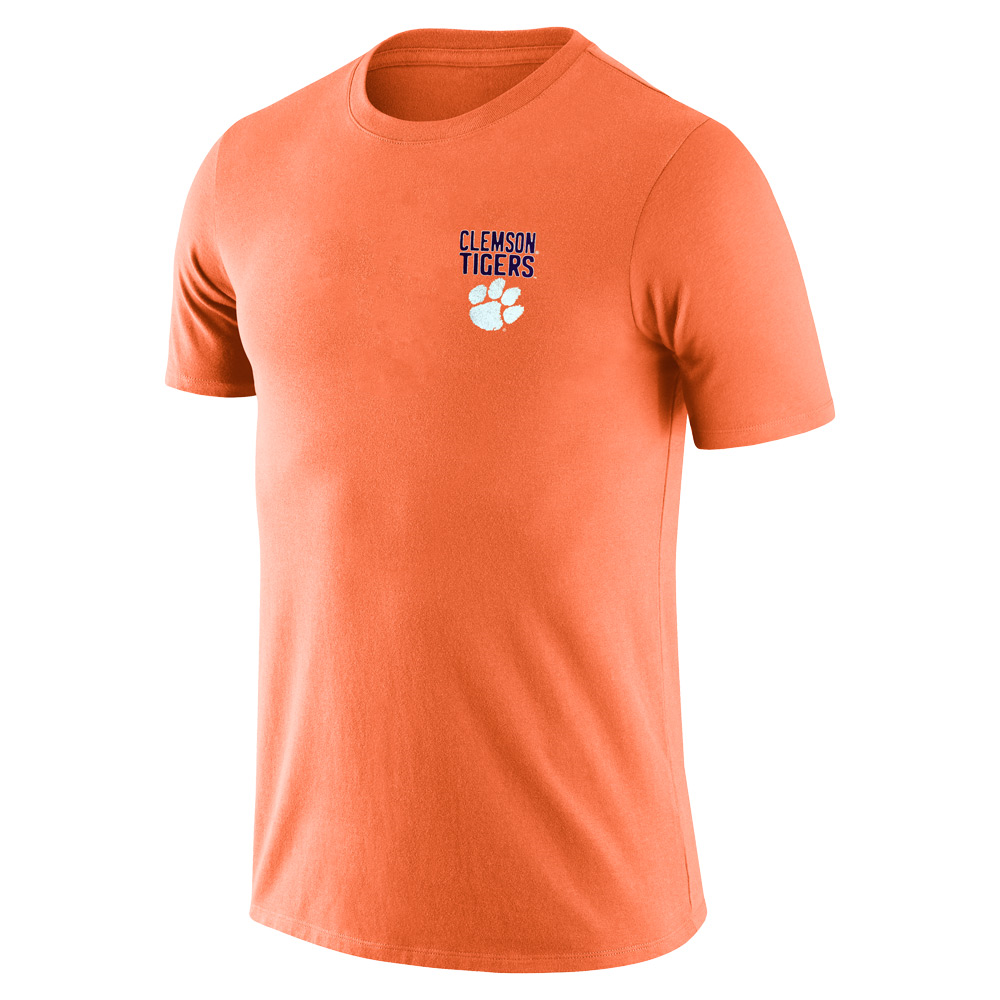 Clemson Youth Comfort Colors Beam Pattern Tee - LT ORANGE
