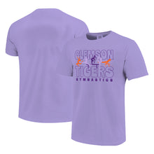 Clemson Youth Comfort Colors Gymnastics Color Wave Tee