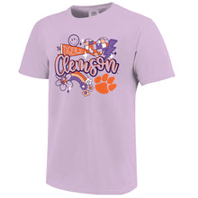 Clemson Youth Heart Disco Tee