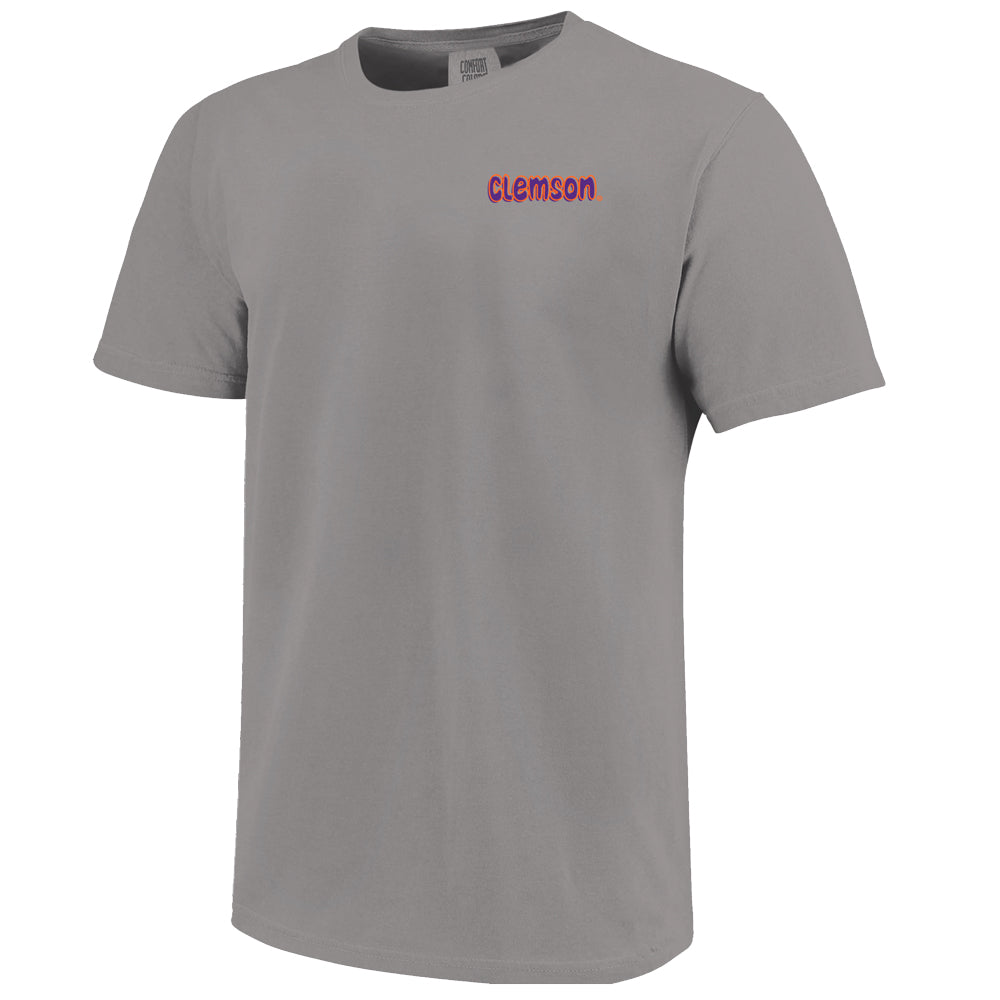 Clemson Youth Comfort Colors Puppy Treat Tee - DK GREY