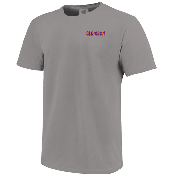 Clemson Youth Comfort Colors Puppy Treat Tee - DK GREY