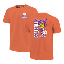 Clemson Youth Comfort Colors Softball Batter Tee