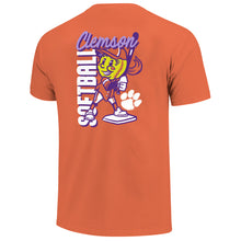 Clemson Youth Comfort Colors Softball Batter Tee