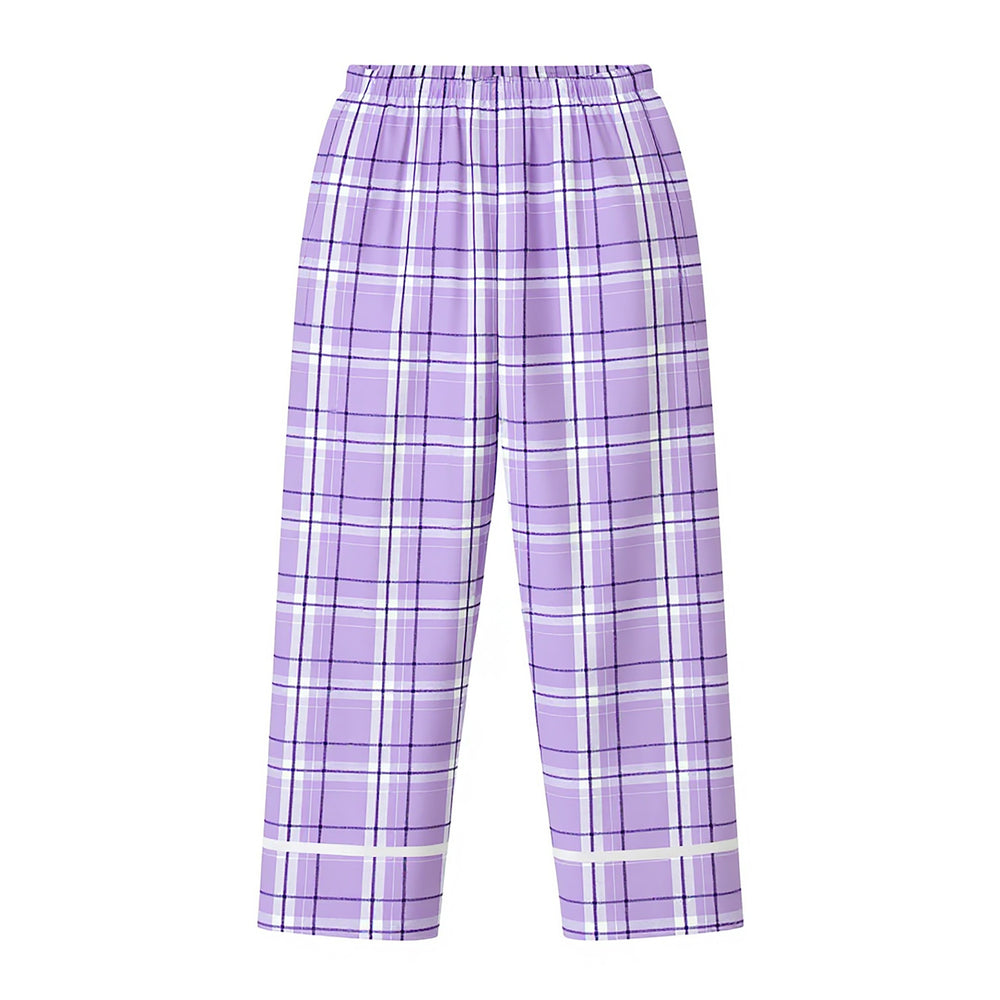 Clemson Youth Flannel Pant  - LT PURPLE