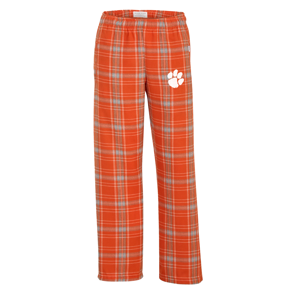 Clemson Youth Flannel Pant  - ORANGE
