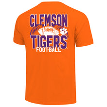 Clemson Youth Football Stack Tee  - ORANGE