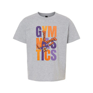 Clemson Youth Gymnastics Tiger Tee  - MD GREY