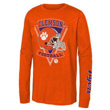 Clemson Youth Helmet Culture Long Sleeve Tee