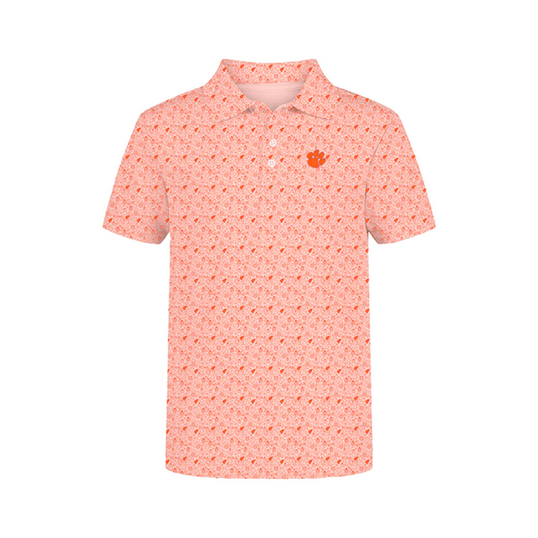 Clemson Youth James Gameday Polo - ORANGE