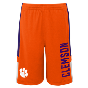Clemson Youth Lateral Shorts - ORANGE