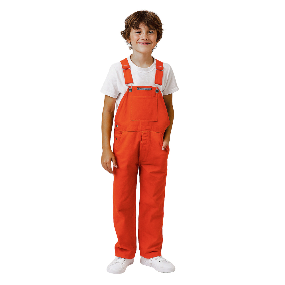 Clemson Youth Orange Bib Overalls - ORANGE