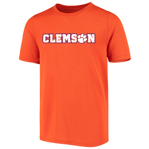 Clemson Youth Paw Hammer Tee - ORANGE