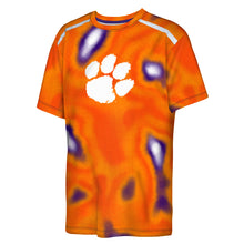 Clemson Youth Polyester Endzone Tee - ORANGE