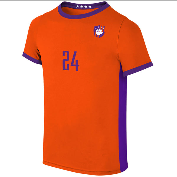 Clemson Youth Soccer Jersey - ORANGE
