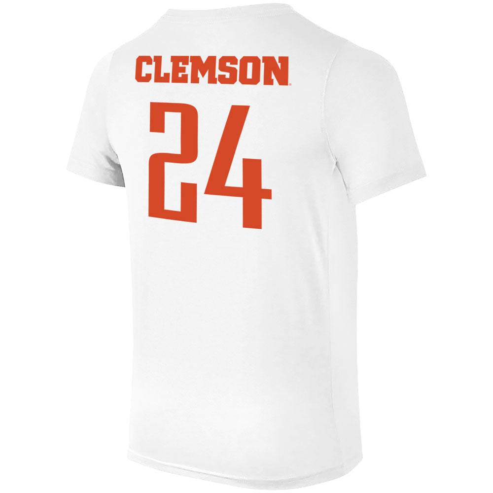 Clemson Youth Soccer Jersey - WHITE