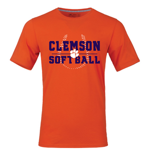 Clemson Youth Softball Tee - ORANGE