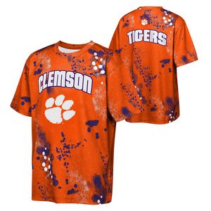 Clemson Youth Stadium Lights Tee - ORANGE