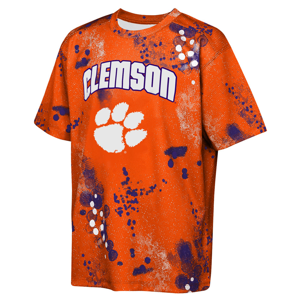 Clemson Youth Stadium Lights Tee - ORANGE