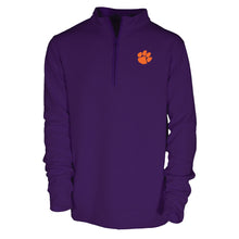 Clemson Youth Sterling Honeycomb Quarter Zip - PURPLE