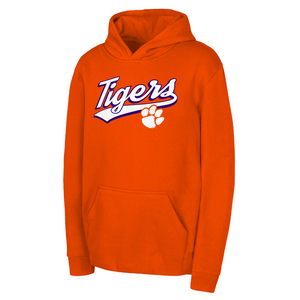 Clemson Youth Tail Sweep Hoodie - ORANGE