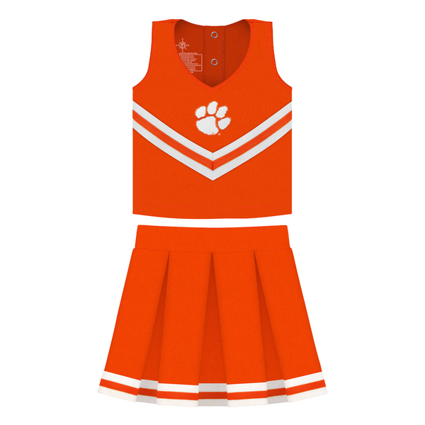 Clemson Youth Three-Piece Cheerleader Set - ORANGE