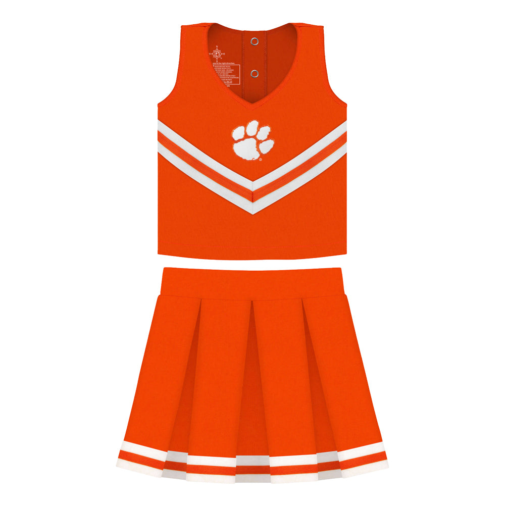 Clemson Youth Three-Piece Cheerleader Set