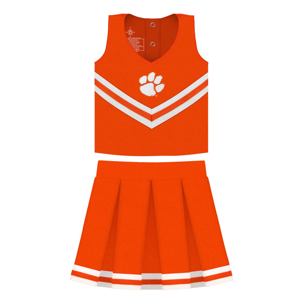 Clemson Youth Three-Piece Cheerleader Set