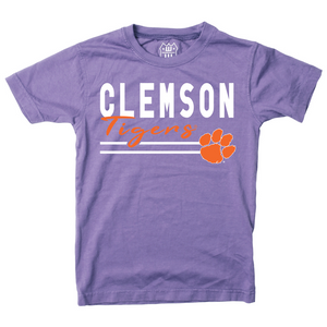 Clemson Youth Tigers Jersey Tee - LAV