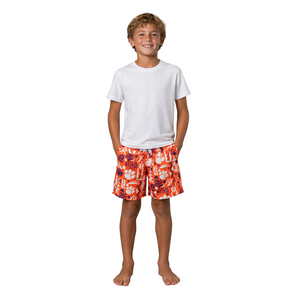 Clemson Youth Tribal Swim Trunk - ORANGE