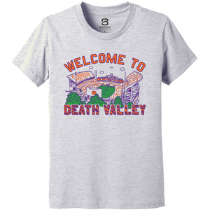 Clemson Youth Welcome to Death Valley Tee - MD GREY