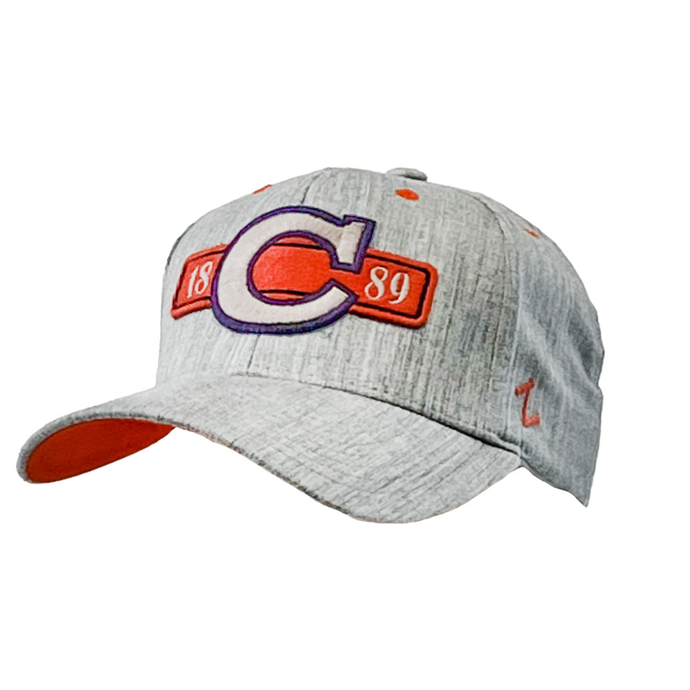 Clemson Zephyr Chaperone Vault C Cap - LT GREY