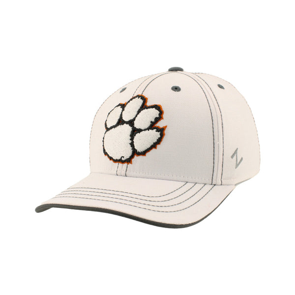 Clemson Zephyr Grey Ghost Paw Cap