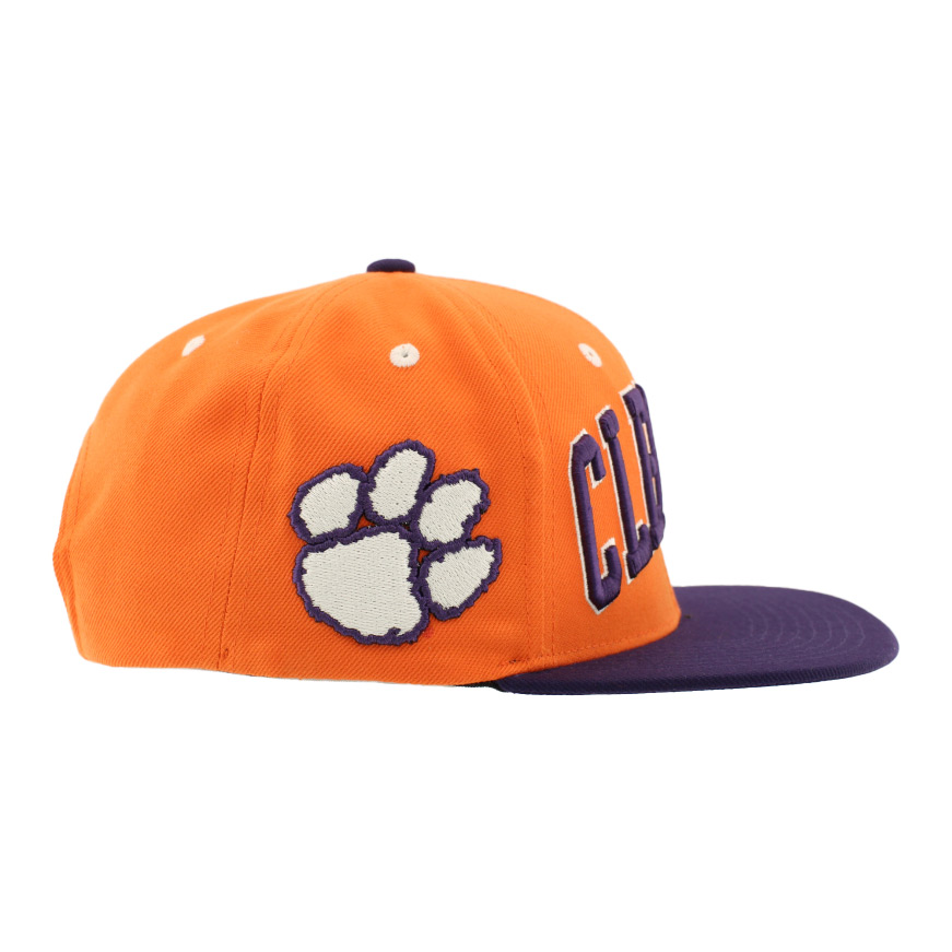Clemson Zephyr Z11 Flat Bill Arch Cap - ORANGE