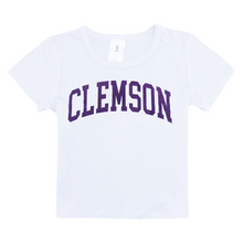 Clemson ZooZatz Girls Glitter Arch Tee
