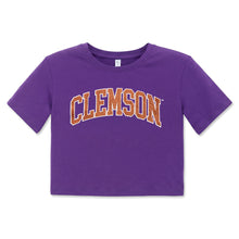 Clemson ZooZatz Girls Glitter Ballpark Tee