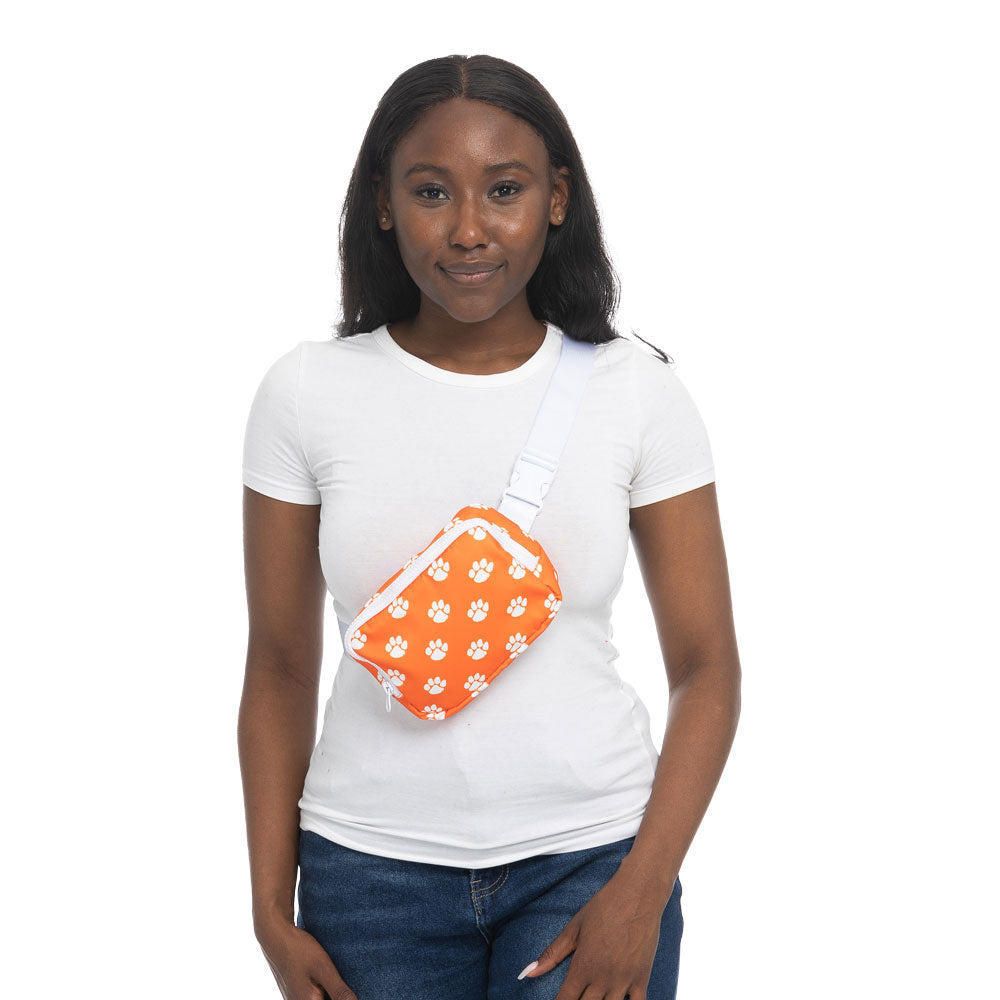 Clemson ZooZatz Paws All Over Belt Bag