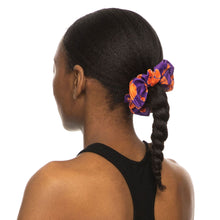 Clemson ZooZatz Paws All Over Hair Scrunchie - PURPLE