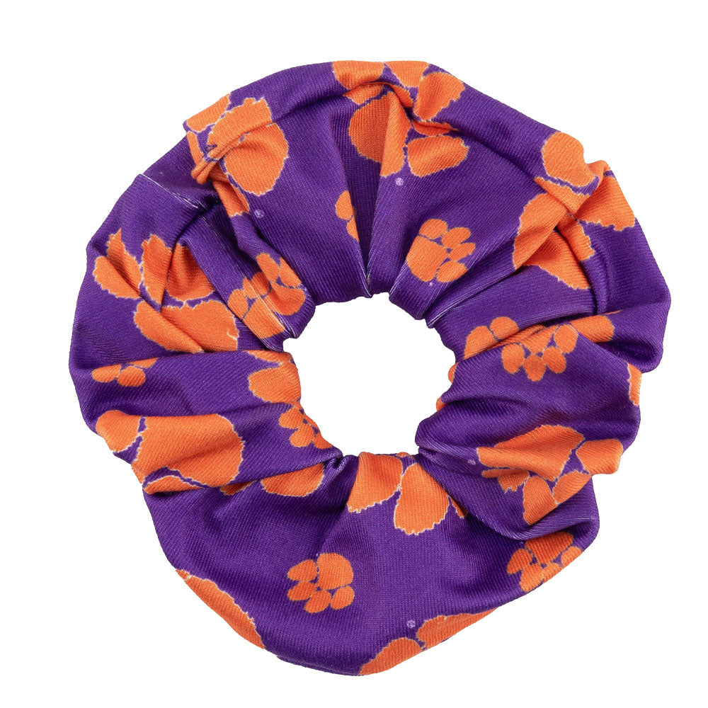 Clemson ZooZatz Paws All Over Hair Scrunchie