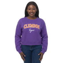 Clemson ZooZatz Women's Cropped Crewneck Sweatshirt