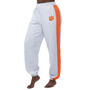 Clemson ZooZatz Women’s Linebacker Jogger - LT GREY