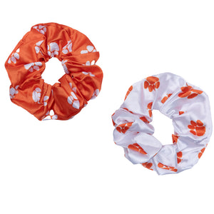 Clemson ZooZatz Women's Luxe Scrunchie (2 Pack)