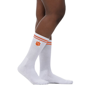 Clemson ZooZatz Women's Retro Socks - ORANGE