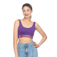 Clemson Zoozatz Women's Scoop Sports Bra 