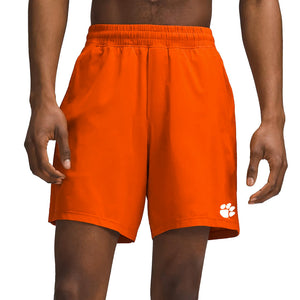 Clemson lululemon 7" Pace Breaker Linerless Shorts - ORANGE