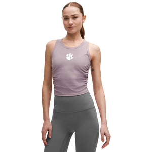 Clemson lululemon Women's All It Takes Gathered Scoopneck Tank - LT PURPLE